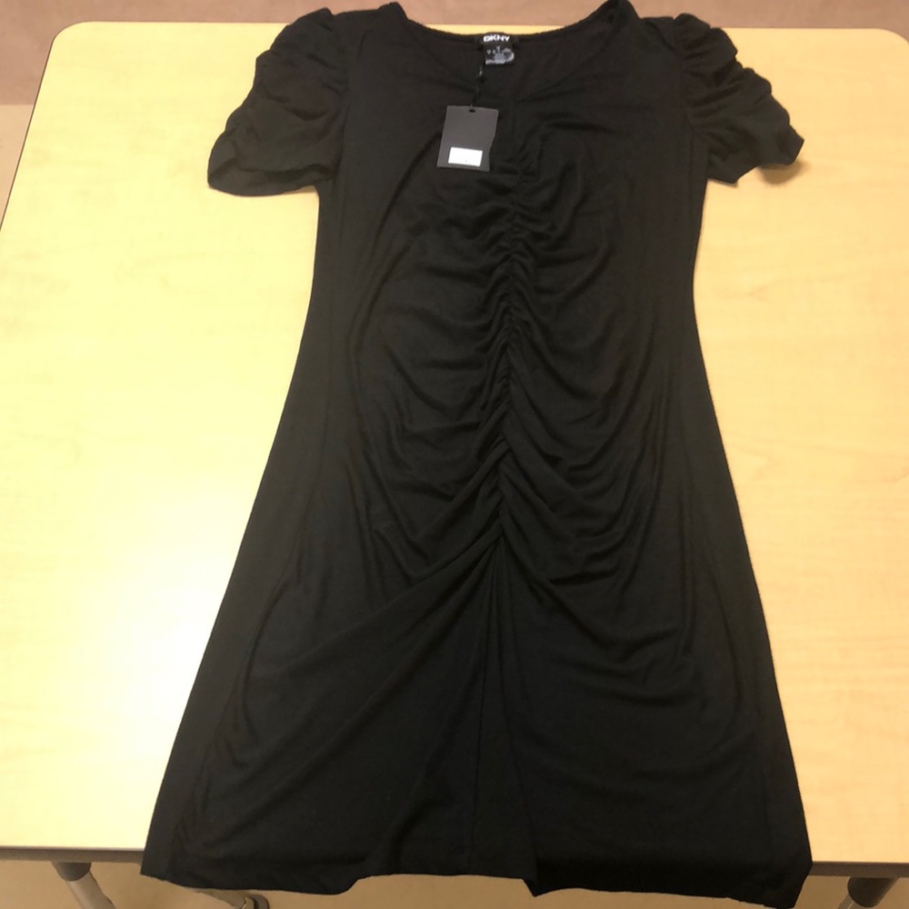DKNY black short sleeve dress, NWT ,‎ size medium
